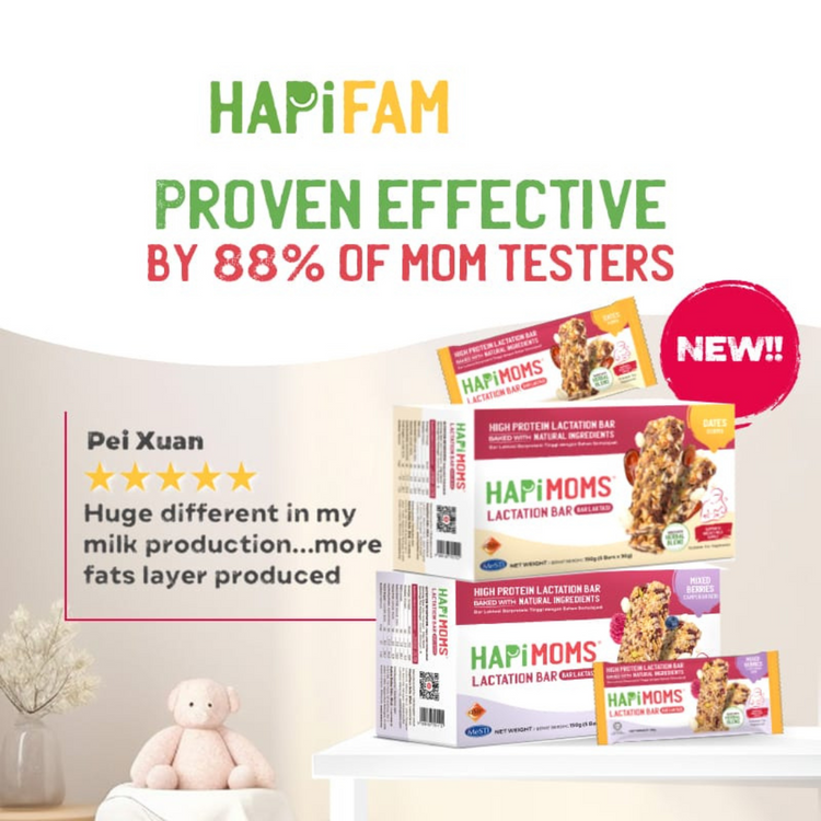 Hapimoms Lactation Bar 150g (5 x 30g)