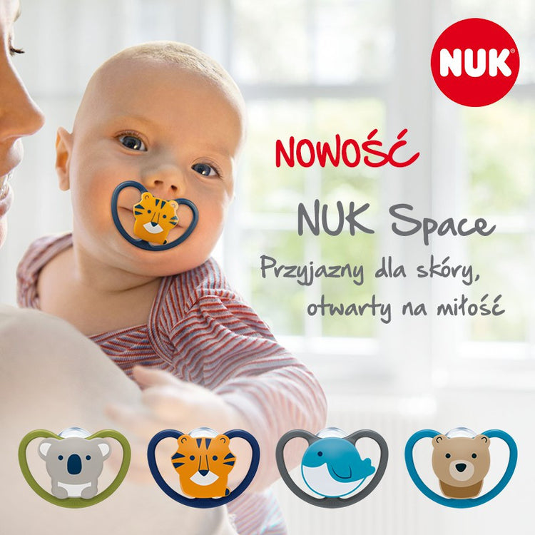NUK Space Silicone Soother S2 (2Pcs) 6-18m