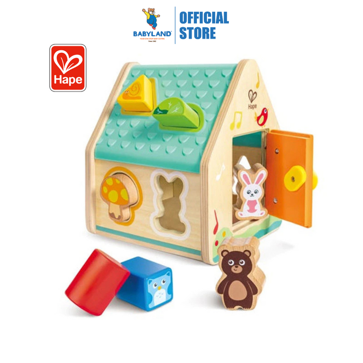 Hape 0515 Critter House Shape Sorter Suitable for Age 2-4 years