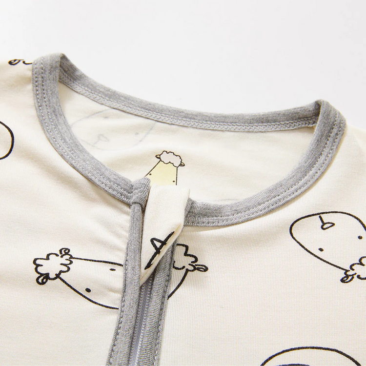 Baa Baa Sheepz Romper Zip Sweet Dreams Baa Baa Yellow ( 6 - 12 months )