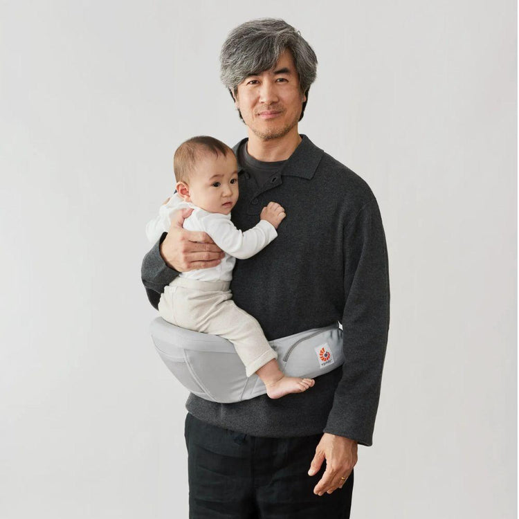 Ergobaby Lift Hip Seat Baby Carrier - Pearl Grey Box Version