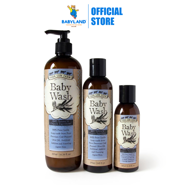 Four Cow Farm Pure Castile Baby Wash