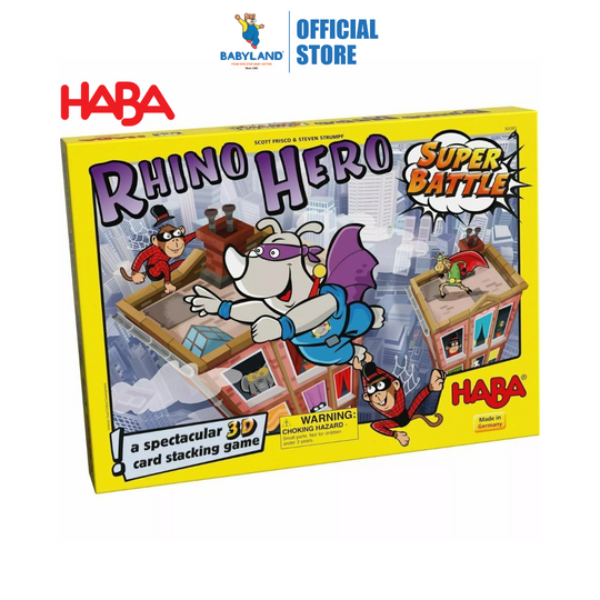 Haba Rhino Hero Super Battle Stacking Game (5Y+)