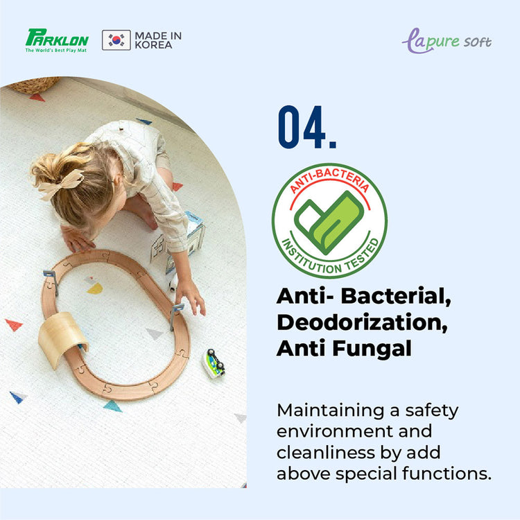 Parklon PVC LA Pure Soft Mat (Double Sided) - 130X190X1.2 Elephant Star