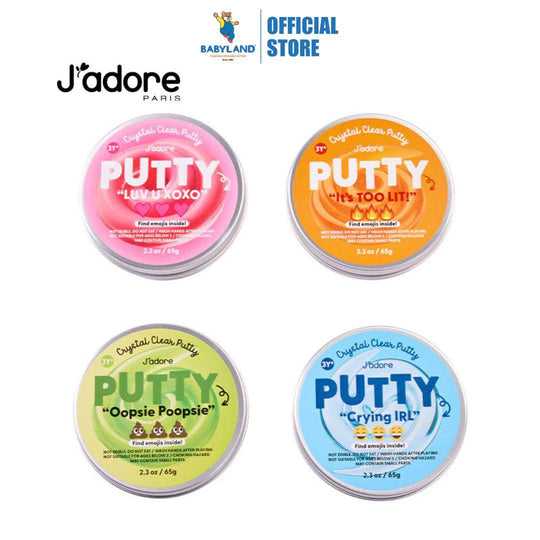 J'adore Crystal Clear Putty Slime Suitable for 3+ Years