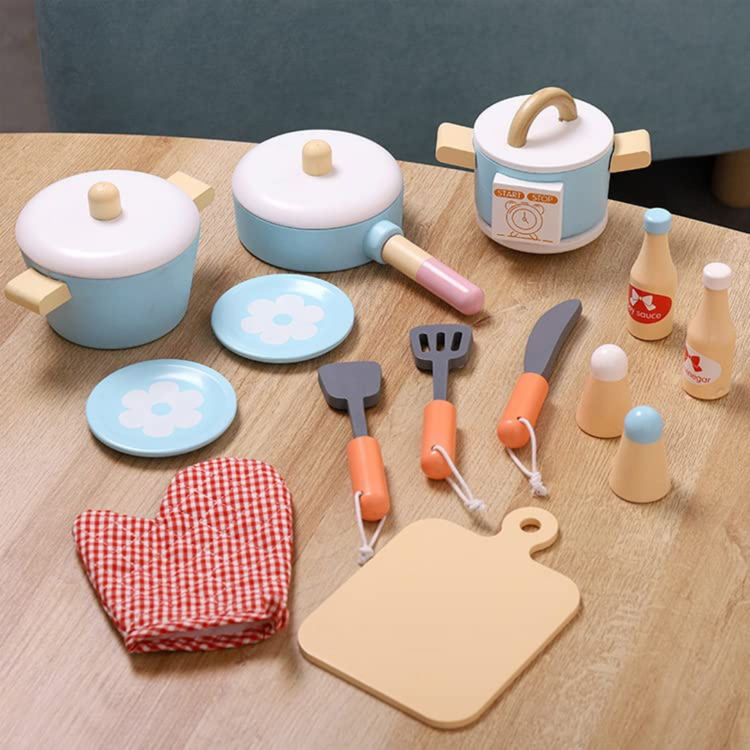 Gaabi Kitchen Toys Cooking Set 3yrs+