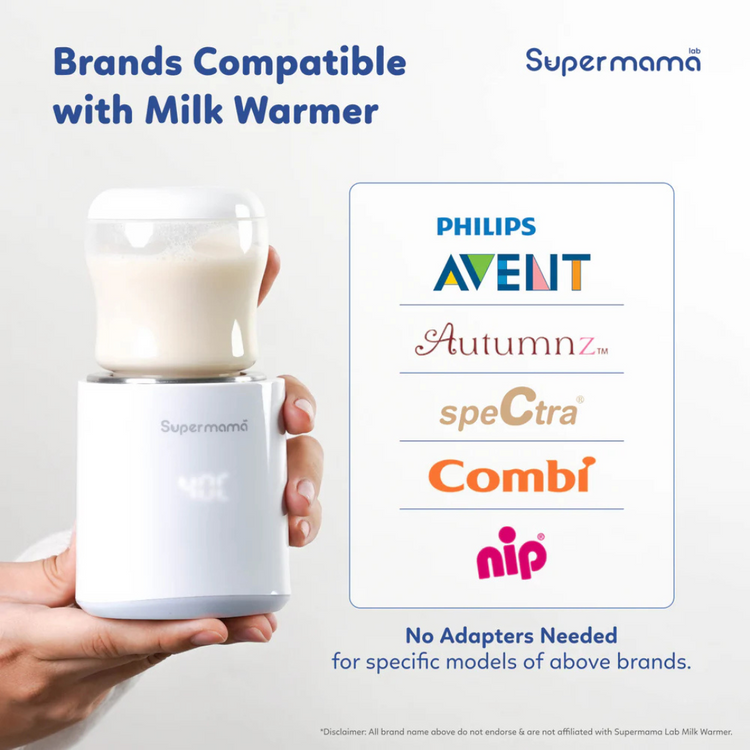 SuperMama Milk Warmer - Adapter B (Wide Neck Pigeon/MAM Adapter)