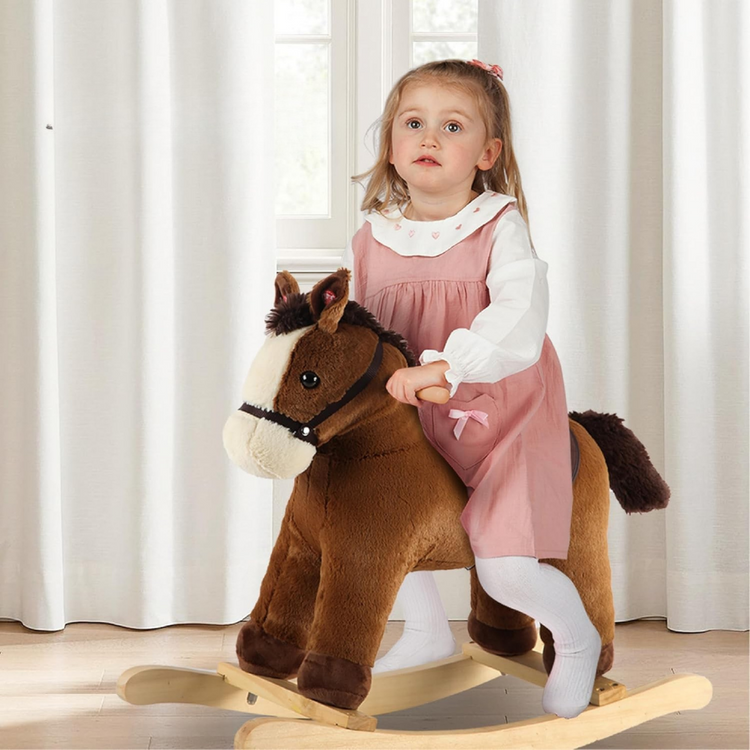 Marvellous Toby Rocking Horse With Realistic HorseSounds
