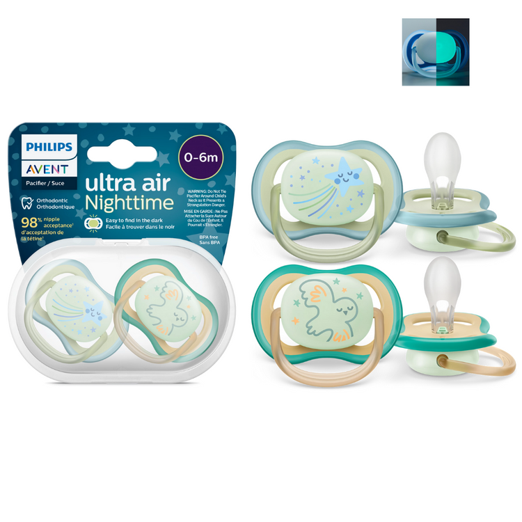 Philips Avent Ultra Air Soother Twin Pack (0-6m) (6-18m)