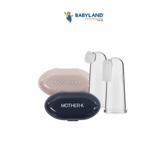 Mother-K Finger Toothbrush 2 Set (3-10m)