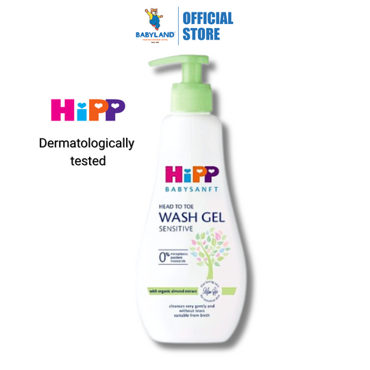 HiPP Babysanft Wash Gel With Organic Almond Extract (400ml)