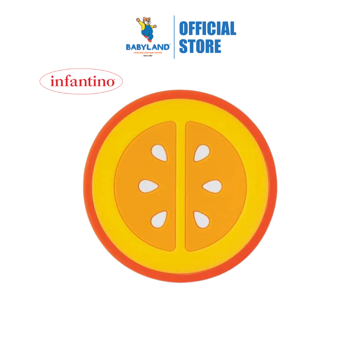 Infantino Soothing Silicone Teether - Orange (0m+)