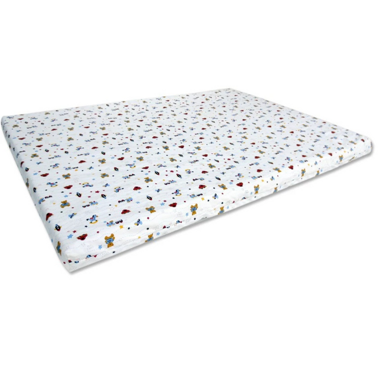 Bumble Bee Playpen Foam Mattress (Knit Fabric)