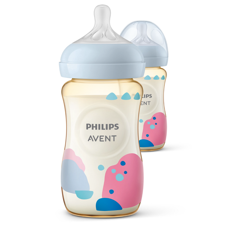 Philips Avent Natural Response PPSU Baby Bottle 1m+ (9oz/260ml x 2Pcs) SCY943/02