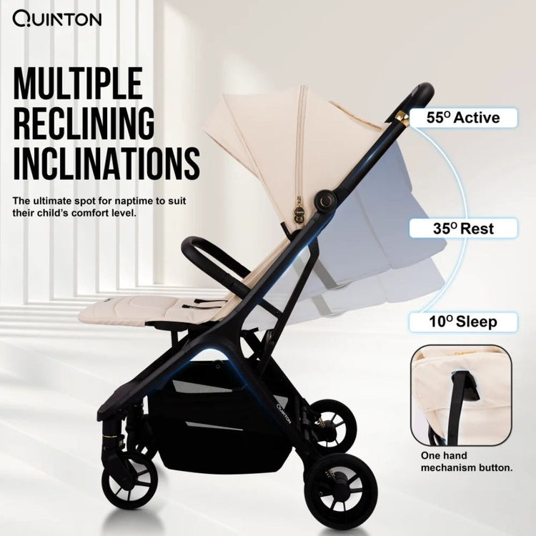 Quinton On The Go Autofold Stroller - Kereta Sorong Bayi Premium dan Kompak