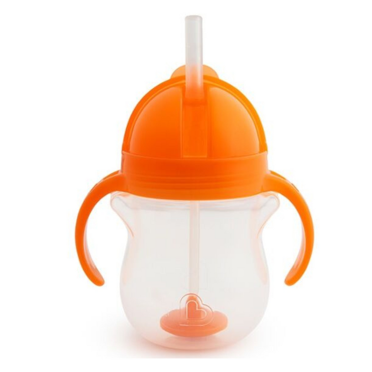 Munchkin Any Angle™ Click Lock® Weighted Straw Trainer Cup, 7oz (6m+)