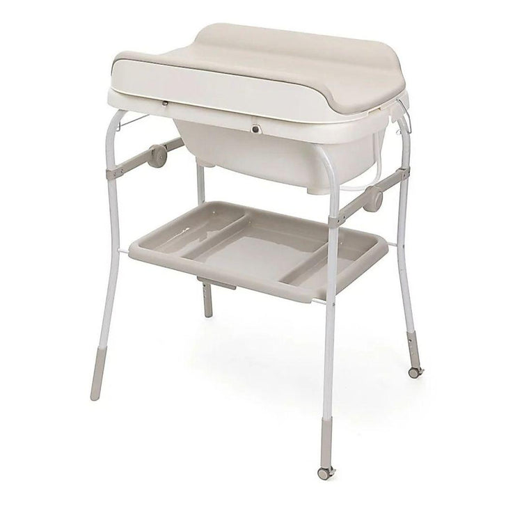 Chicco Soft Bubble Armonia Height Adjustable Baby Nursing Table & Bath Tub with 2 Wheels with Brake