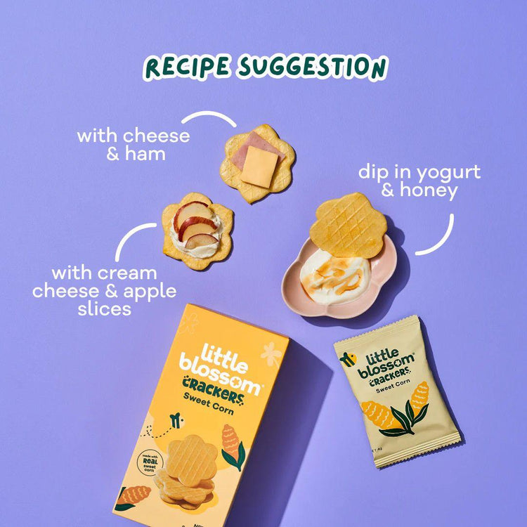 Little Blossom Crackers 32g - Sweet Corn