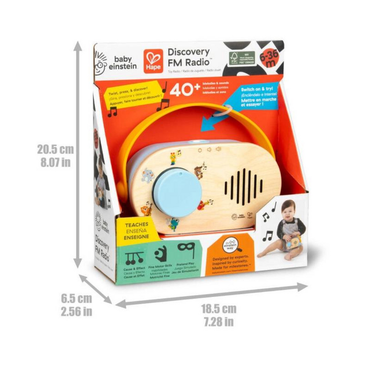 Hape 17011 Baby Einstein Discovery FM Radio (6m+)