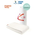 Mamaway Non-toxic Cot Mattress Topper With Cover (120x60cm) - White F