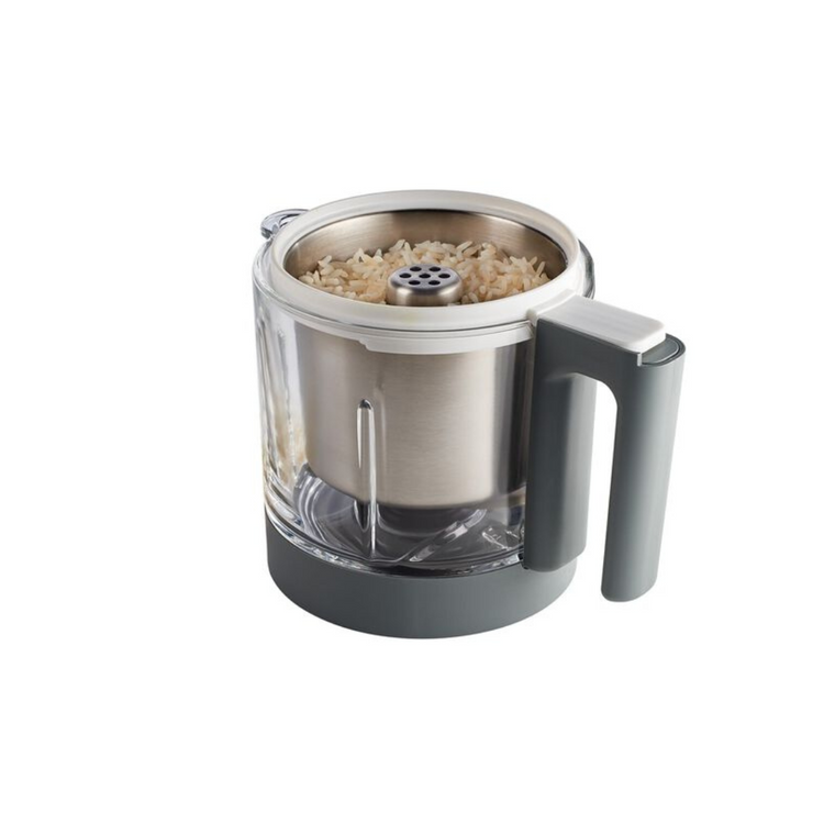 Beaba Babycook Neo Pasta & Rice Cooker - Easily steam cook baby's starchy foods (rice, pasta, grains)