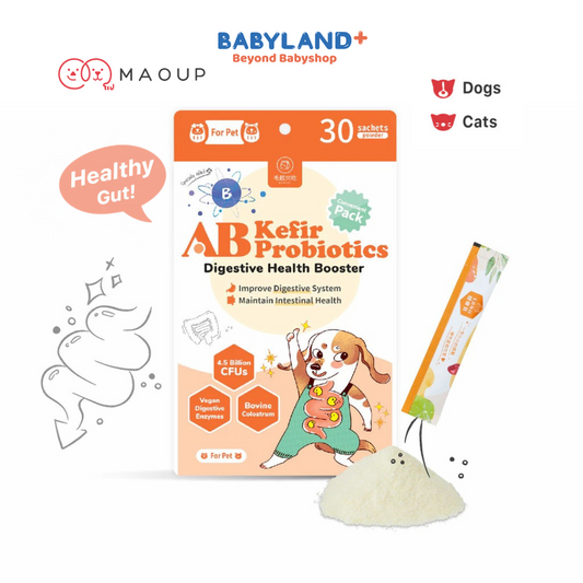 Maoup AB Kefir Probiotics Digestive Health Booster (30 sachets) for Cats & Dogs