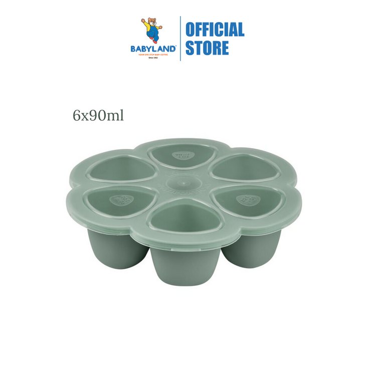 Beaba Multiportions Silicone Freezer Tray - Sage Green