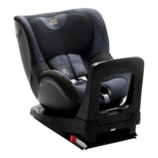 [ Display Unit ] Britax Dualfix i-Size Car Seat - Blue Marble (Birth To 4 Years)