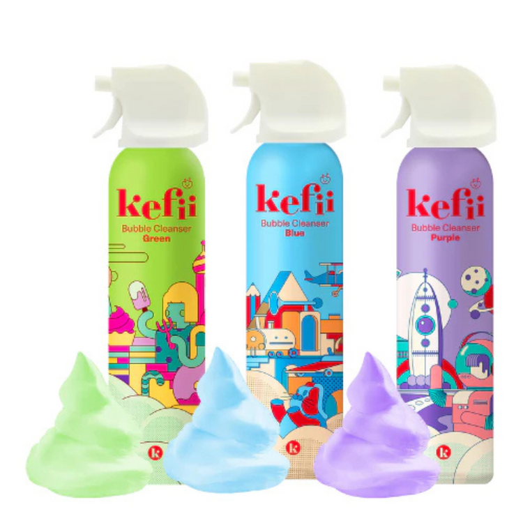 Kefii Bubble Cleansers – Whimsical Wonders Trio Set of 3