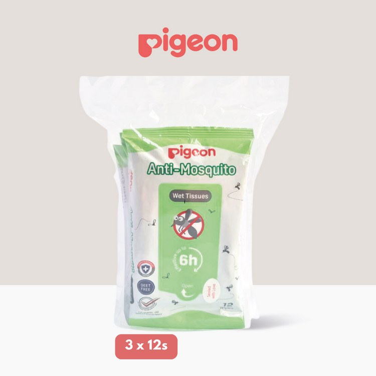 Pigeon Anti-Mosquito Wet Tissues (12s x 3)