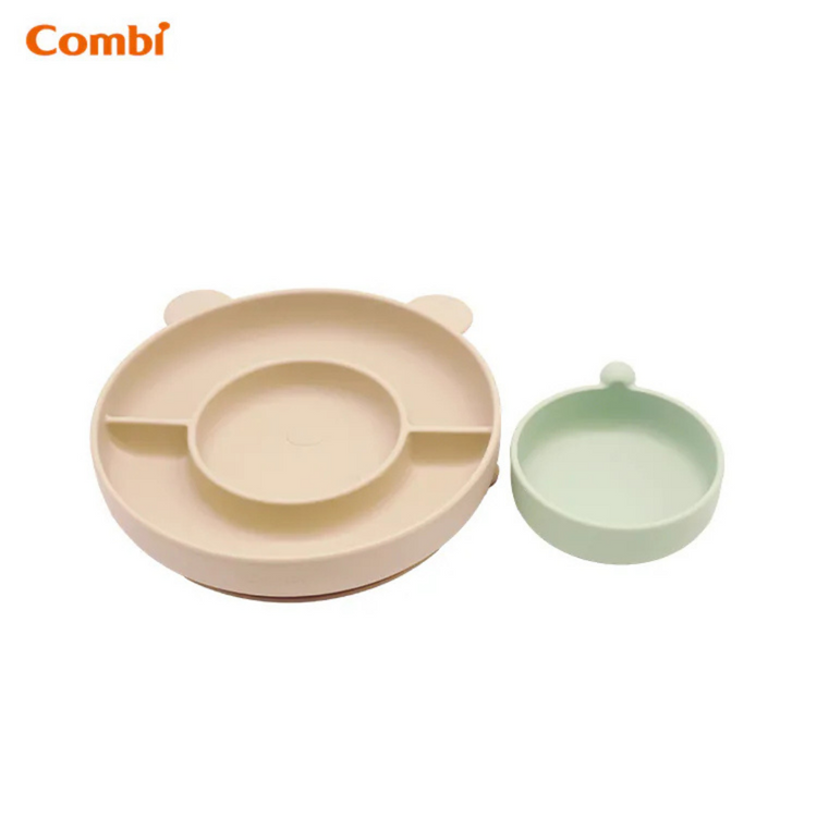 Combi Silicone Bear Suction Plate + Mini Bowl (6m+)