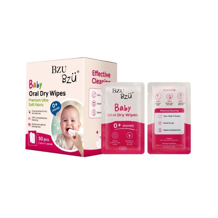 BZU BZU Baby Oral Dry Wipes 50pcs