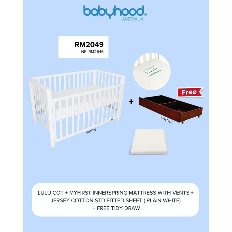 [PRE-ORDER] Babyhood Lulu Cot