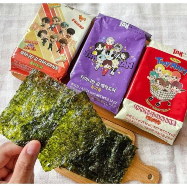 TinyTan Tinymart Seaweed Snack (Canola Oil) 16x4g
