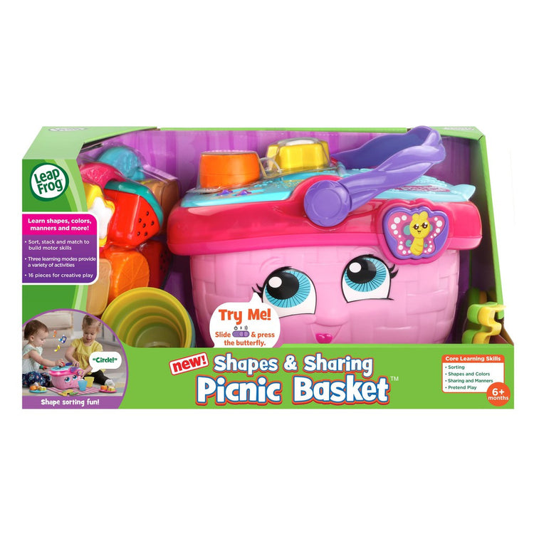 LeapFrog Shapes & Sharing Picnic Basket 6m+