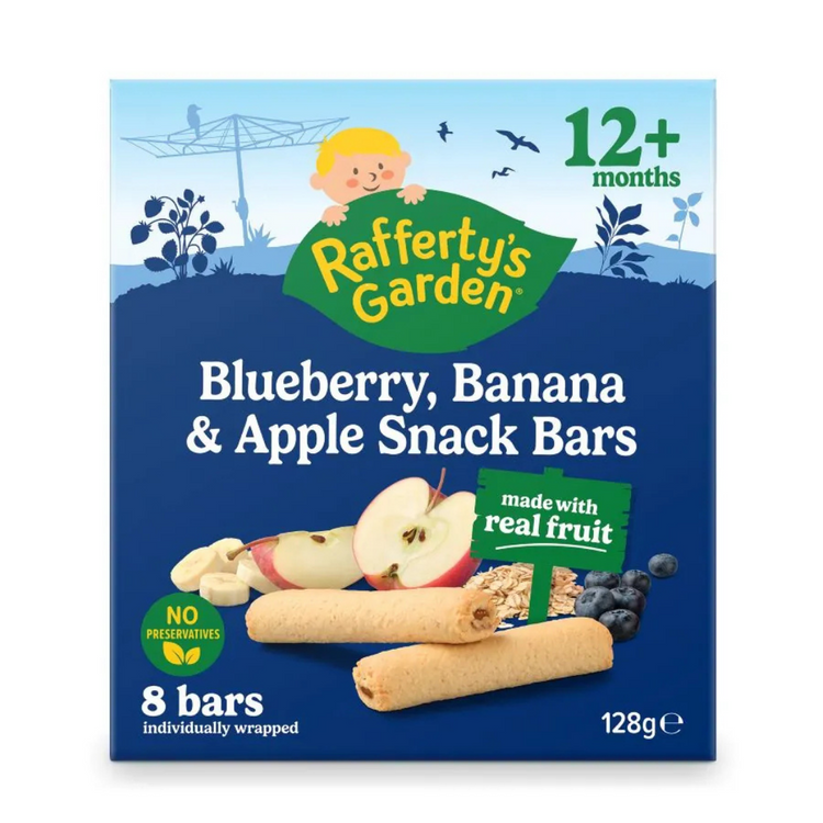 Rafferty's Garden Snack Bars 128g (12+ months)