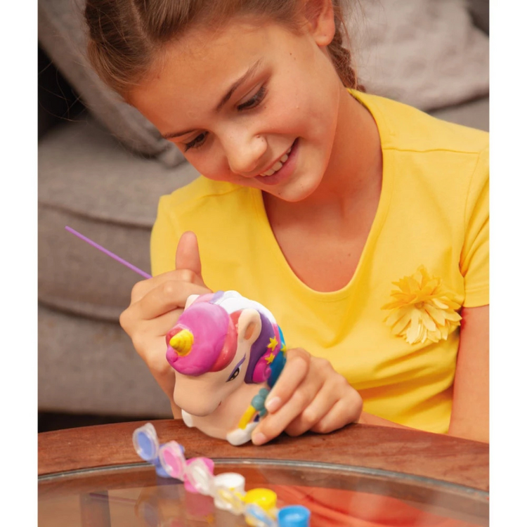 4M Kidzmaker - Paint Your Own Glitter Unicorn Bank (8Y+)
