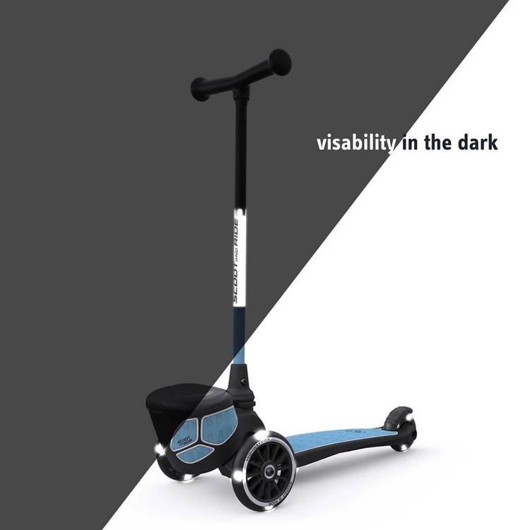 Scoot & Ride Highway Kick 2 Lifestyle - Reflective Steel (2y+)