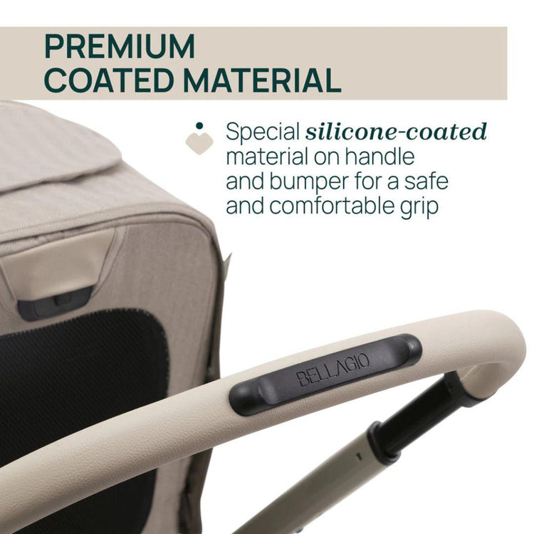 Chicco Bellagio Primo Two Ways Facing Auto Fold Stroller - Como Lake (0-22kg) (Merino Wool, Tencel, Bamboo)