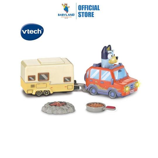 Vtech Toot-Toot Drivers Bluey Family Car & Caravan (1-5yrs)