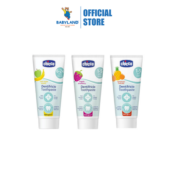 Chicco Baby Toothpaste With Fluoride - 50ml