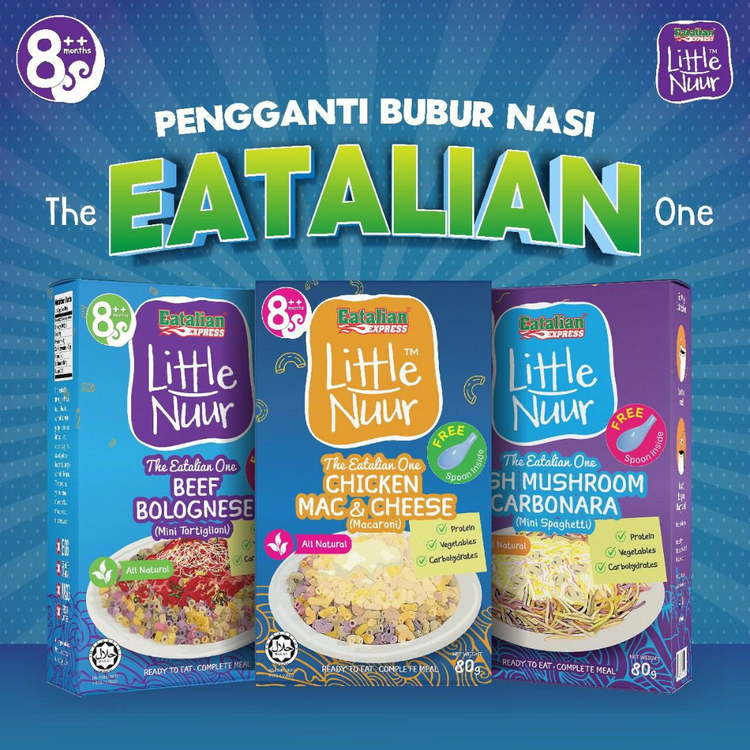 Eatalian Express Little Nuur - Beef Bolognese With Pasta 80g (8m+)