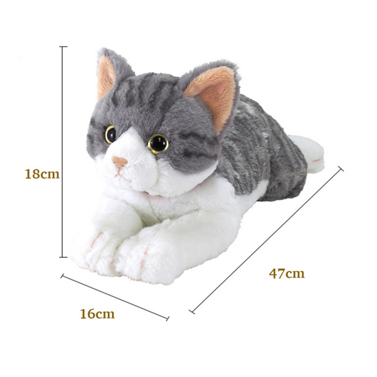 Sunlemon 7792 Sabashiro - Lying Cat Stuffed Toy M