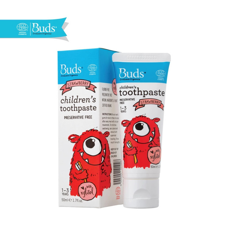 Buds Children's Toothpaste With Xylitol 50ml (1-3yrs)