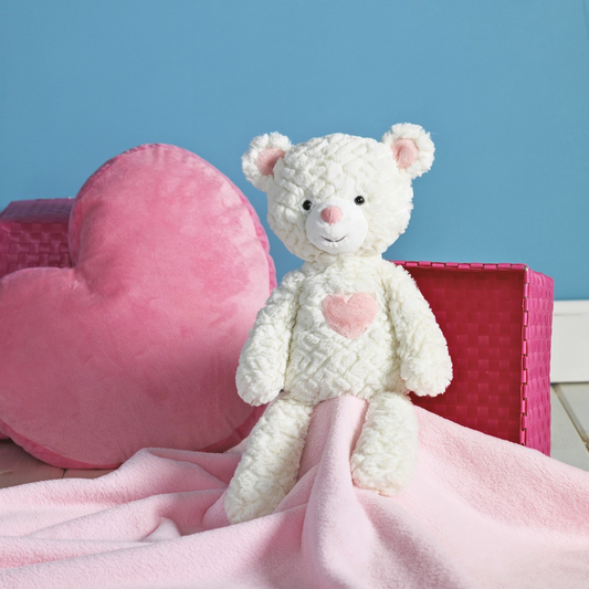 Mary Meyer Putty Valentine Warm & Fuzzy Teddy – 17"
