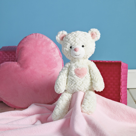 Mary Meyer Putty Valentine Warm & Fuzzy Teddy – 17"