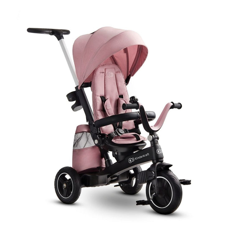 Kinderkraft Easytwist Tricycle - Pink from 9 months to 5 years
