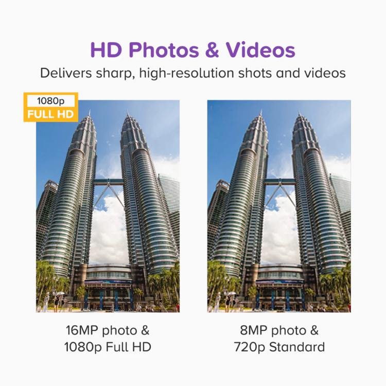 Kids Digital Camera myFirst Camera 3 - 16MP Photo 1080p Video with Selfie Lens Shockproof Pouch Birthday Gift Idea