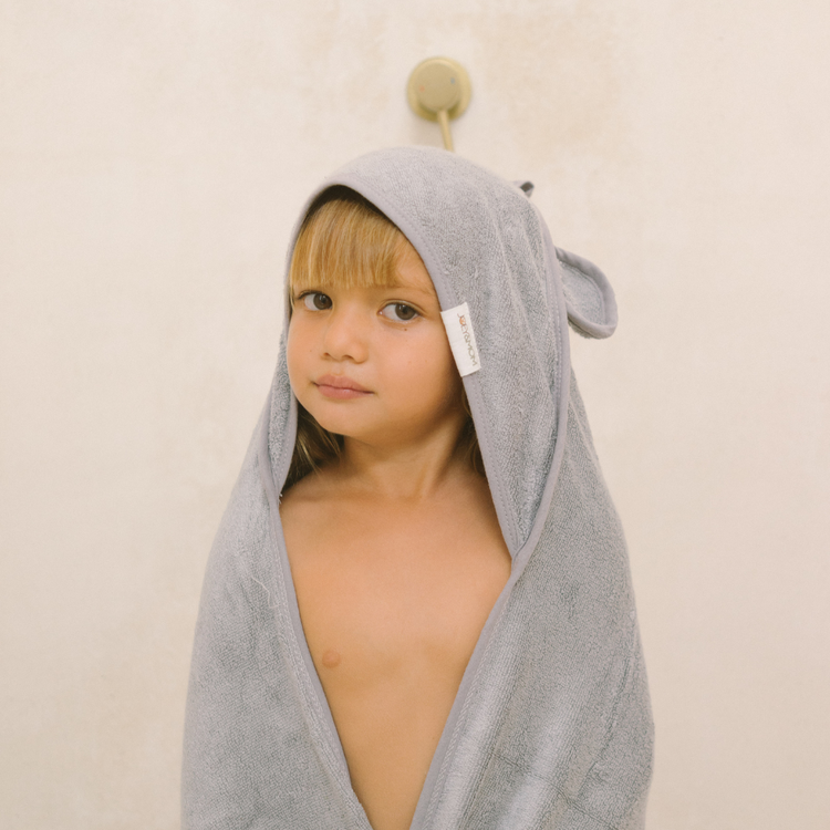 Joey & Mom Hooded Towel