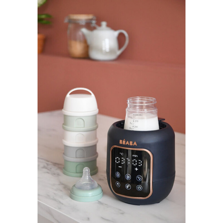Beaba 5 in 1 Multi Milk Warmer - Night Blue -Water bath mode, Defrost mode, Babyfood mode, Fast mode,Sterilization mode